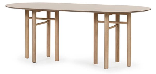 MUZZA OVALNÝ JEDÁLENSKÝ STÔL JUNCO PRÍRODNÝ 200 X 100 cm