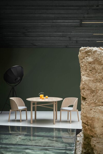 MUZZA OKRÚHLY JEDÁLENSKÝ STÔL JUNCO PRÍRODNÝ Ø 120 X 75 cm