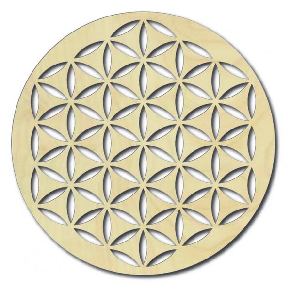 Drevená mandala obraz na stenu - YISUIYU 3774 PR0169