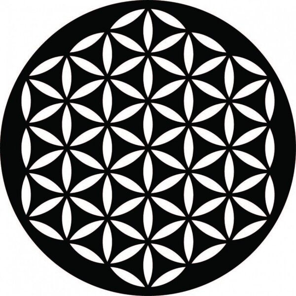 Drevená mandala obraz na stenu - YISUIYU 3774 PR0169