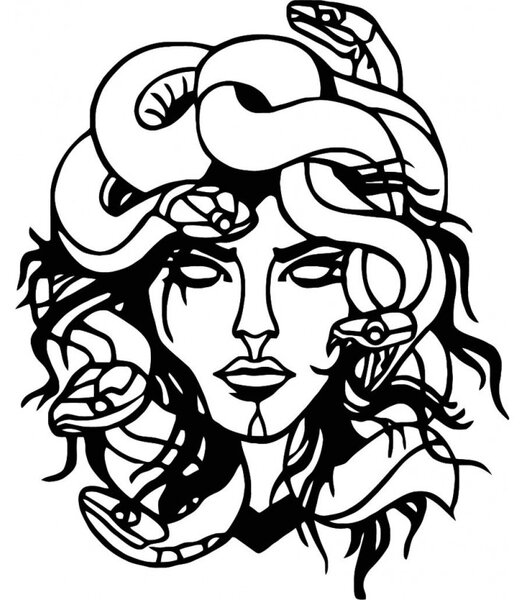 Obraz na stenu msdúza žena - MEDUSA GORGONA 4091 PR0423
