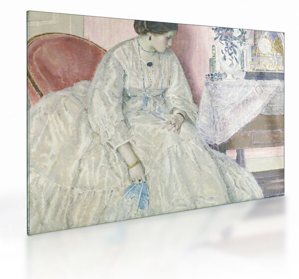 Sklenený obraz - Frederick Carl Frieseke, Memories, reprodukcia (70x50 cm)