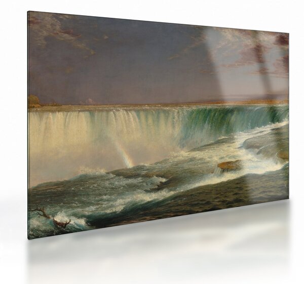 Sklenený obraz - Frederic Edwin Church, Niagara, reprodukcia (70x50 cm)