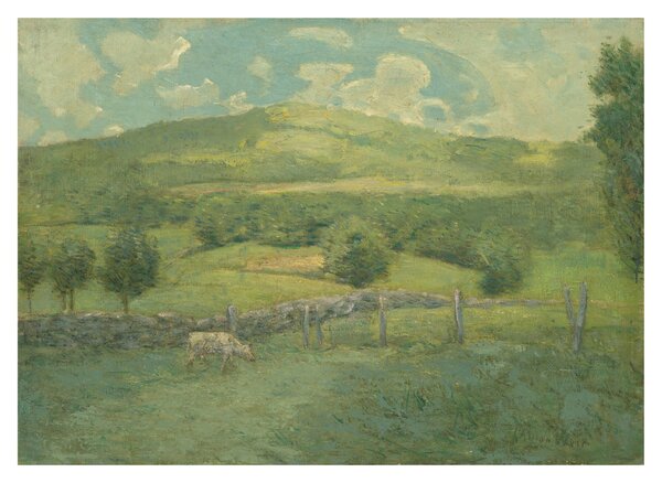 Sklenený obraz - Julian Alden Weir, Obweebetuck, reprodukcia (70x50 cm)