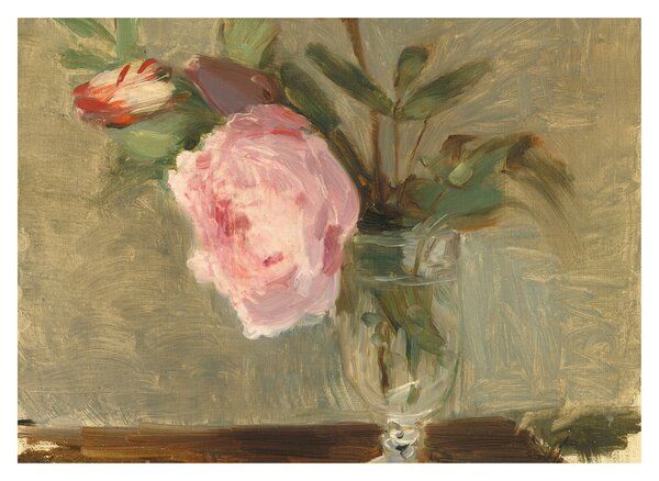 Sklenený obraz - Berthe Morisot, Peonies, reprodukcia (70x50 cm)