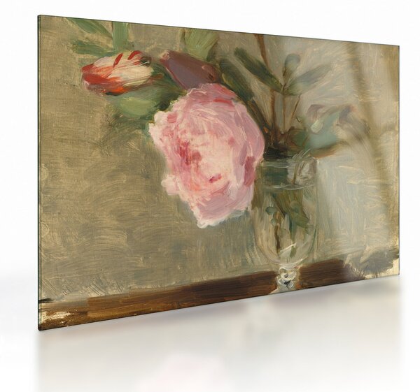 Sklenený obraz - Berthe Morisot, Peonies, reprodukcia (70x50 cm)