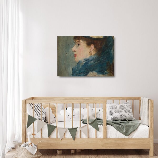 Sklenený obraz - Edouard Manet, Portrait of a Lady, reprodukcia (70x50 cm)