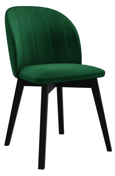 Mirjan24 Čalúnená jedálenská stolička ST100, Farby: čierna, Potah: Magic Velvet 2250 5903211142338