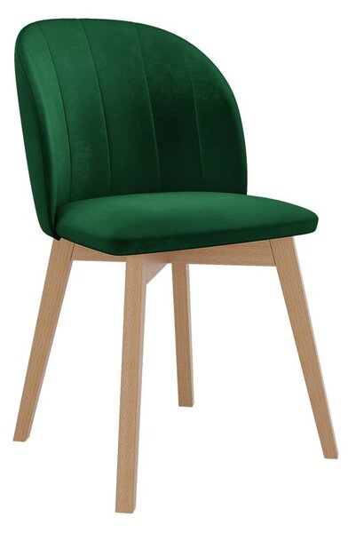 Mirjan24 Čalúnená jedálenská stolička ST100, Farby: čierna, Potah: Magic Velvet 2250 5903211142338