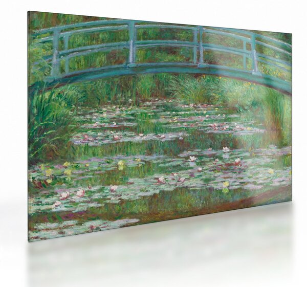 Sklenený obraz - Claude Monet, The Japanese Footbridge, reprodukcia (70x50 cm)