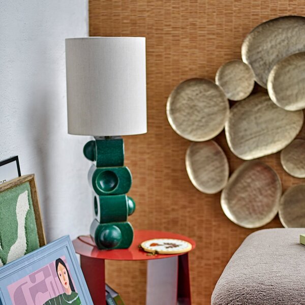 Stolové Lampa Bloomingville, Brady, Zelená, Spálňa, Keramika, Škandinávsky