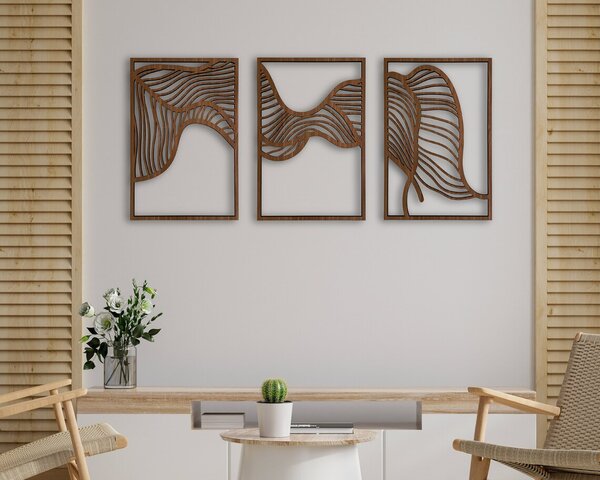 Karlsdesign.sk - Drevený obraz na stenu - Abstract - 84x42