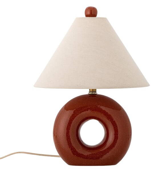 Stolové Lampa Bloomingville, Panja, Červená, Spálňa, Keramika, Škandinávsky