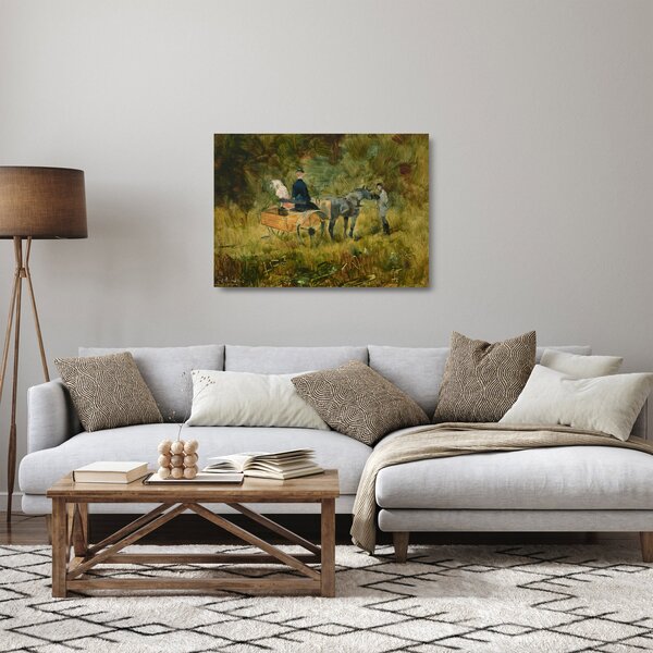 Sklenený obraz - Henri de Toulouse-Lautrec, The Trap, reprodukcia (70x50 cm)