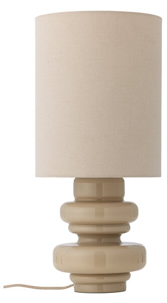 Stolové Lampa Bloomingville, Fabiola, Béžová, Spálňa, Sklo, Škandinávsky