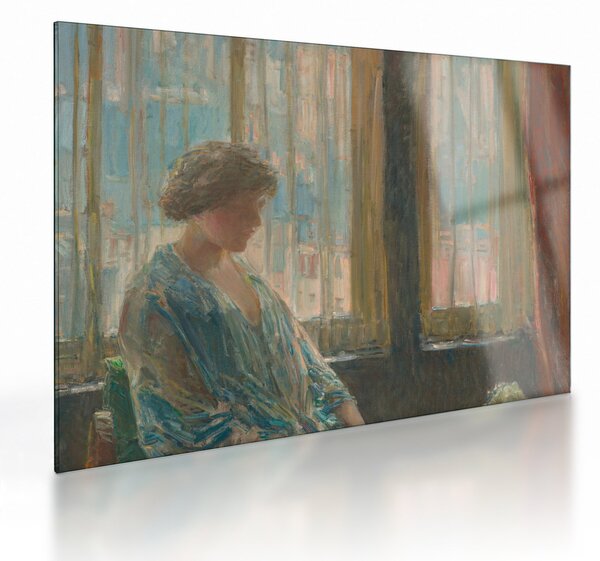 Sklenený obraz - Childe Hassam, The New York Window, reprodukcia (70x50 cm)