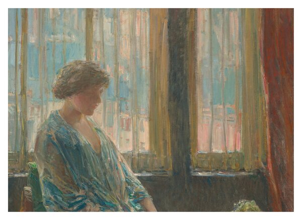 Sklenený obraz - Childe Hassam, The New York Window, reprodukcia (70x50 cm)