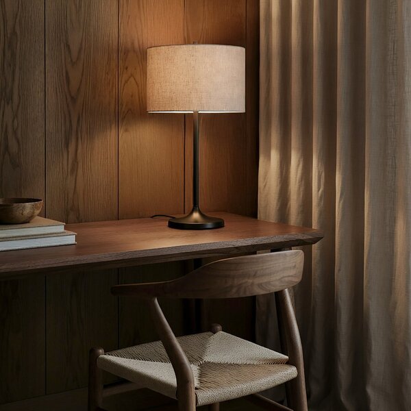 Stolové Lampa Belid, Soft, Spálňa, Tkanina / Textil, Škandinávsky