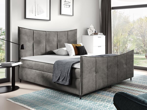 Mirjan24 Kontinentálna posteľ Wacjo Lux, Rozmer postele: 160x200, Dostupné poťahy: Fresh 08 5903211175251