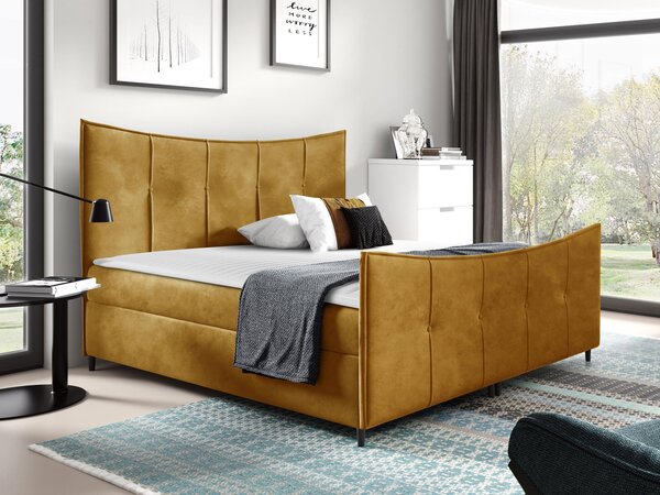 Mirjan24 Kontinentálna posteľ Wacjo Lux, Rozmer postele: 160x200, Dostupné poťahy: Fresh 08 5903211175251