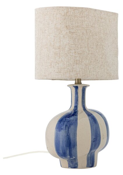 Stolové Lampa Bloomingville, Alida, Modrá, Spálňa, Keramika, Škandinávsky