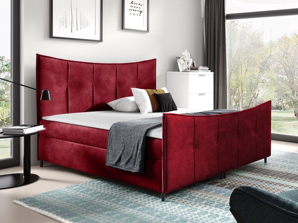 Mirjan24 Kontinentálna posteľ Wacjo Lux, Rozmer postele: 160x200, Dostupné poťahy: Fresh 08 5903211175251