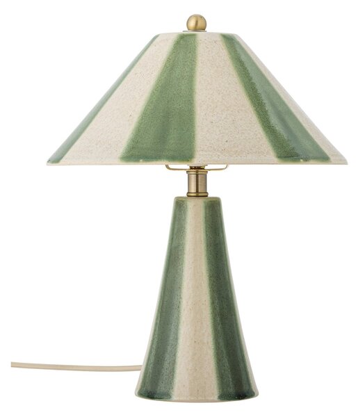 Stolové Lampa Bloomingville, Olive, Zelená, Spálňa, Keramika, Škandinávsky