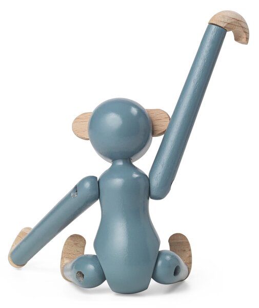 Drevená opička Monkey Mini Vintage Blue 9,5 cm