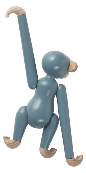 Drevená opička Monkey Mini Vintage Blue 9,5 cm