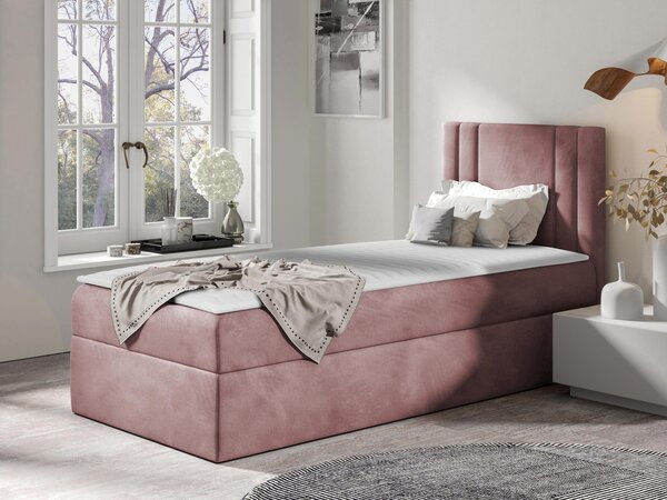 Mirjan24 Jednolôžková posteľ Neresko Mini, Strana: ľavá, Rozmer postele: 90x200, Dostupné poťahy: ekokoža Soft 010 5903211175985