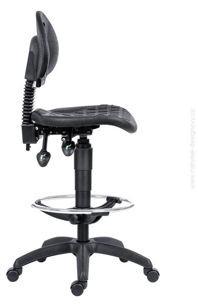 ANTARES - V12905050 - 1290 PU ASYN BASE PLAST EXTEND KOLIESKA, Čierna