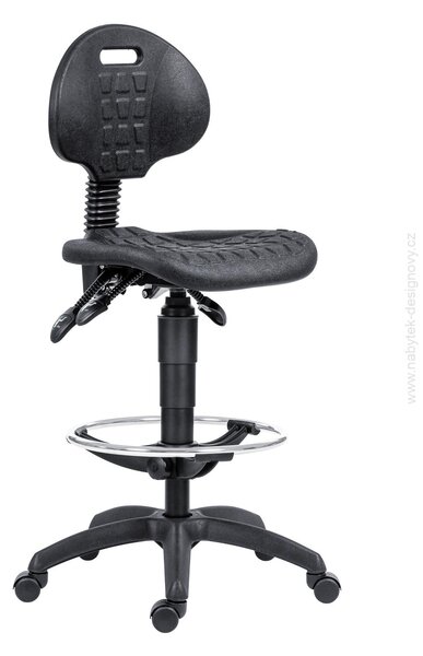ANTARES - V12905050 - 1290 PU ASYN BASE PLAST EXTEND KOLIESKA, Čierna