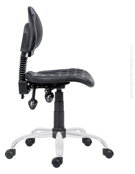 ANTARES - V12905100 - 1290 PU ASYN BASE CHRÓM KOLIESKA, Čierna