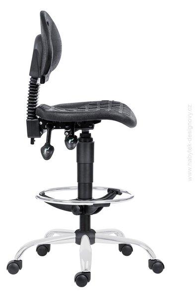 ANTARES - V12905150 - 1290 PU ASYN BASE CHROM EXTEND KOLIESKA, Čierna
