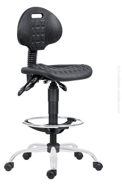 ANTARES - V12905150 - 1290 PU ASYN BASE CHROM EXTEND KOLIESKA, Čierna