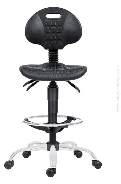 ANTARES - V12905150 - 1290 PU ASYN BASE CHROM EXTEND KOLIESKA, Čierna