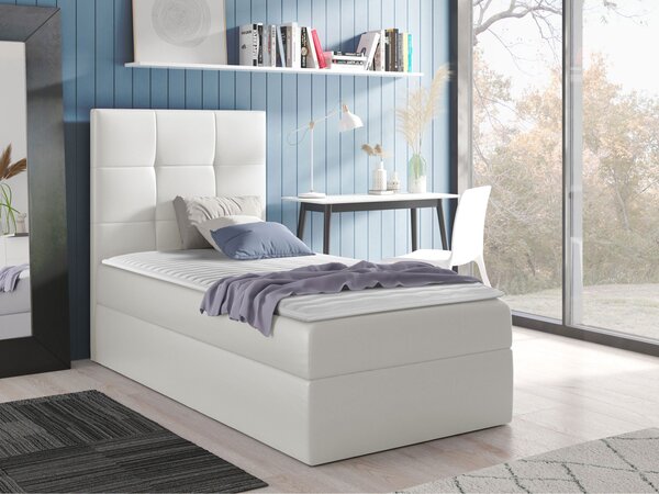 Mirjan24 Kontinentálna jednolôžková posteľ Kanvar 2, Strana: pravá, Rozmer postele: 80x200, Dostupné poťahy: ekokoža Soft 010 5903211206535