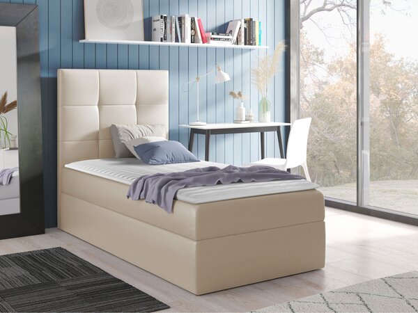 Mirjan24 Kontinentálna jednolôžková posteľ Kanvar 2, Strana: pravá, Rozmer postele: 80x200, Dostupné poťahy: ekokoža Soft 010 5903211206535