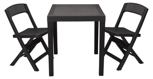 Mirjan24 Set záhradného nábytku Zowir, Farby: antracyt 5903211187582