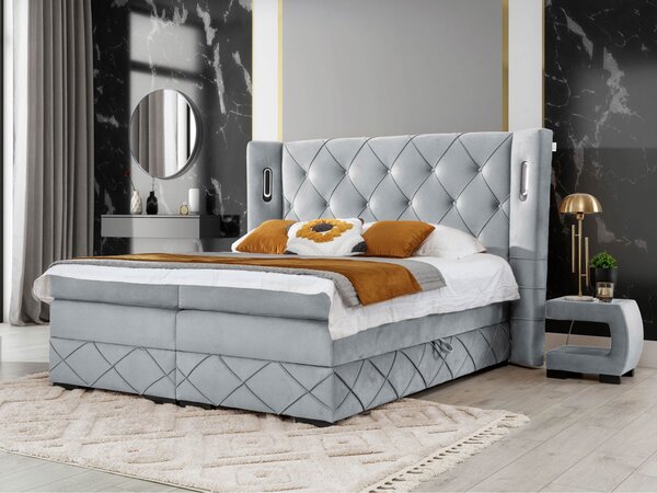 Mirjan24 Kontinentálna posteľ Banjul Lux, Rozmer postele: 120x200, Dostupné poťahy: Kameleon 09 5903211225260