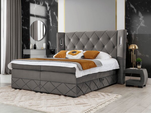 Mirjan24 Kontinentálna posteľ Banjul Lux, Rozmer postele: 120x200, Dostupné poťahy: Kameleon 09 5903211225260