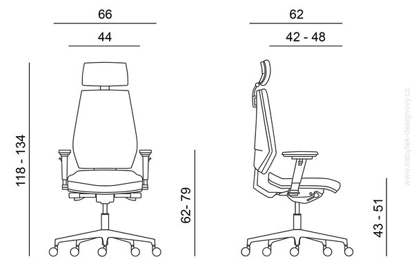 ANTARES - V18767092 - 1870 SYN MOTION PDH PLAST D2, Čierna