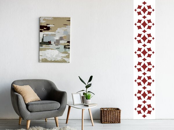 Nalepte.cz Kárová dekorácia nálepka na stenu 14 x 75 cm