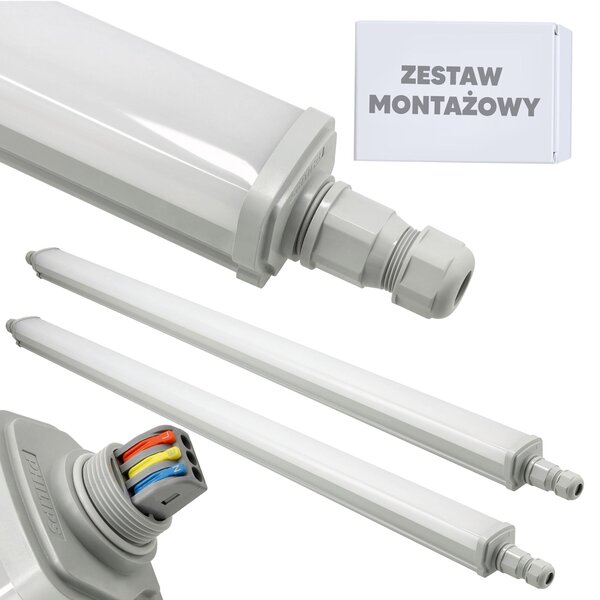 2x LED svietidlo PHILIPS 30W 125cm 3600lm IP65 4000k
