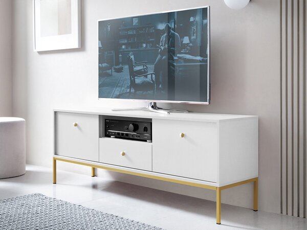 Mirjan24 TV skrinka Tonkor Gold TRTV154, Farby:: biela 5903211275777