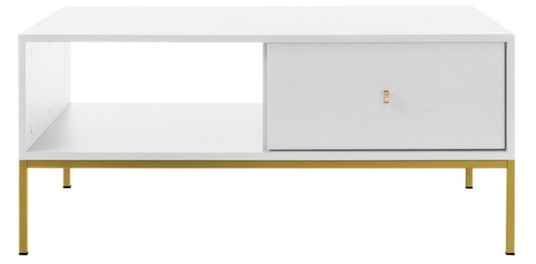 Mirjan24 Konferenčný stolík Tonkor Gold TL104, Farby:: biela 5903211275760