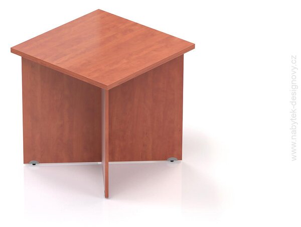 NABYTOK-DIZAJNOVY.SK - Konferenčný stôl KOMFORT, drevená podnož, 70×70×76 cm, calvados – SKA34 03