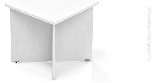 NABYTOK-DIZAJNOVY.SK - Konferenčný stôl KOMFORT, drevená podnož, 70×70×76 cm, calvados – SKA34 03