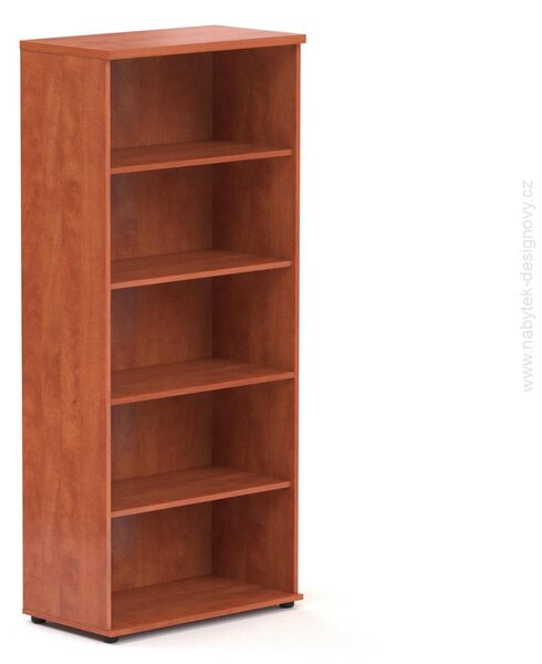 NABYTOK-DIZAJNOVY.SK - Kancelársky regál KOMFORT, 80×38,5×183,5 cm, bez dverí, calvados – S580 03
