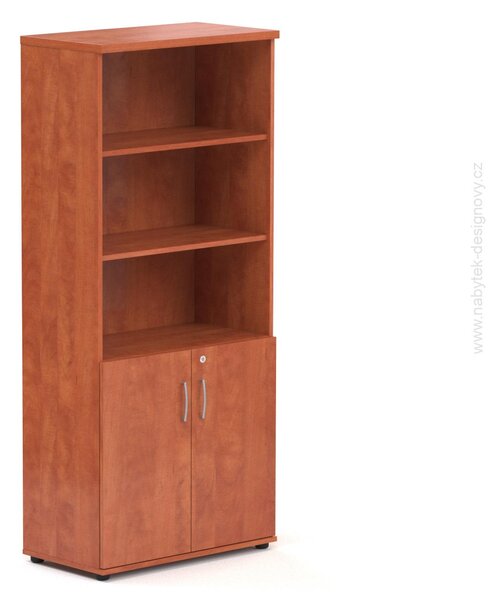NABYTOK-DIZAJNOVY.SK - Kancelárska skriňa KOMFORT, 80×38,5×183,5 cm, dvere 2/5, javor – S582 12